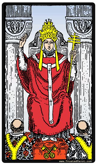 Il Papa/Le Pape/The Pope/The Hierophant in Tarot